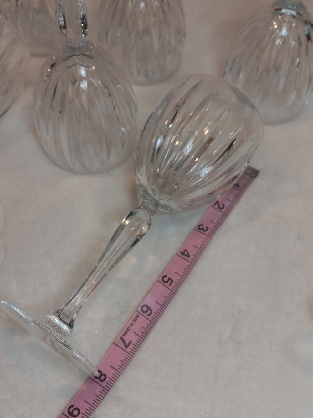 Cristal d'Arques-Durand Set of 8 "Classic" Wine Glasses - Picture 9 of 10